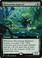 Glossy Finish Commander 2021 Blossoming Bogbeast ( #386 )