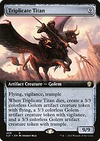 Glossy Finish Commander 2021 Triplicate Titan ( #406 )