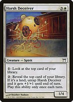 Glossy Finish Champions of Kamigawa Harsh Deceiver ( #11 )