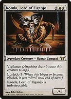 Glossy Finish Champions of Kamigawa Konda, Lord of Eiganjo ( #30 )