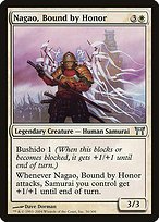 Glossy Finish Champions of Kamigawa Nagao, Bound by Honor ( #36 )