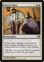 Glossy Finish Champions of Kamigawa Vassal's Duty ( #48 )