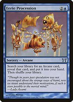 Glossy Finish Champions of Kamigawa Eerie Procession ( #58 )