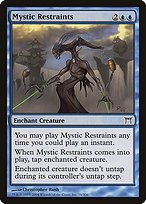 Glossy Finish Champions of Kamigawa Mystic Restraints ( #76 )