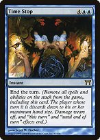 Glossy Finish Champions of Kamigawa Time Stop ( #97 )