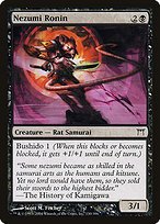 Glossy Finish Champions of Kamigawa Nezumi Ronin ( #130 )