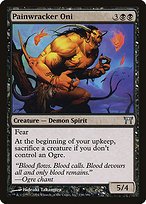Glossy Finish Champions of Kamigawa Painwracker Oni ( #136 )