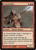 Glossy Finish Champions of Kamigawa Frostwielder ( #167 )