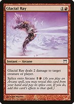 Glossy Finish Champions of Kamigawa Glacial Ray ( #168 )