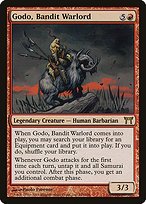 Glossy Finish Champions of Kamigawa Godo, Bandit Warlord ( #169 )