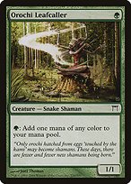 Glossy Finish Champions of Kamigawa Orochi Leafcaller ( #234 )