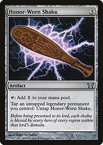 Glossy Finish Champions of Kamigawa Honor-Worn Shaku ( #254 )