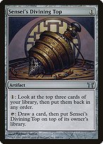 Glossy Finish Champions of Kamigawa Sensei's Divining Top ( #268 )