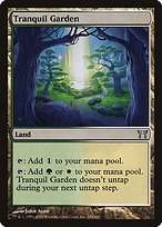 Glossy Finish Champions of Kamigawa Tranquil Garden ( #284 )