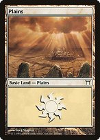 Glossy Finish Champions of Kamigawa Plains ( #288 )