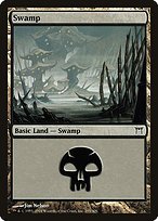 Glossy Finish Champions of Kamigawa Swamp ( #295 )