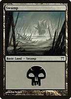 Glossy Finish Champions of Kamigawa Swamp ( #298 )