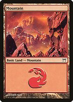 Glossy Finish Champions of Kamigawa Mountain ( #302 )