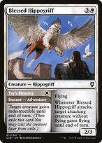Glossy Finish Commander Legends: Battle for Baldur's Gate Blessed Hippogriff // Tyr's Blessing ( #11 )