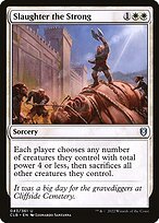 Glossy Finish Commander Legends: Battle for Baldur's Gate Slaughter the Strong ( #43 )