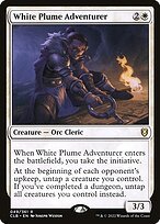 Glossy Finish Commander Legends: Battle for Baldur's Gate White Plume Adventurer ( #49 )