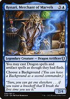 Glossy Finish Commander Legends: Battle for Baldur's Gate Renari, Merchant of Marvels ( #90 )