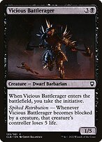 Glossy Finish Commander Legends: Battle for Baldur's Gate Vicious Battlerager ( #155 )