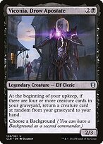 Glossy Finish Commander Legends: Battle for Baldur's Gate Viconia, Drow Apostate ( #156 )