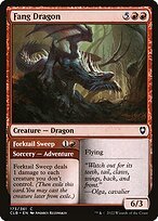 Glossy Finish Commander Legends: Battle for Baldur's Gate Fang Dragon // Forktail Sweep ( #173 )