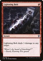 Glossy Finish Commander Legends: Battle for Baldur's Gate Lightning Bolt ( #187 )