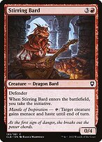 Glossy Finish Commander Legends: Battle for Baldur's Gate Stirring Bard ( #195 )