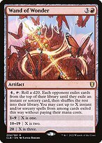Glossy Finish Commander Legends: Battle for Baldur's Gate Wand of Wonder ( #204 )
