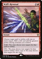 Glossy Finish Commander Legends: Battle for Baldur's Gate Wyll's Reversal ( #209 )