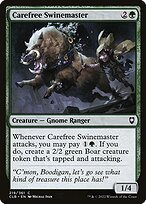 Glossy Finish Commander Legends: Battle for Baldur's Gate Carefree Swinemaster ( #219 )