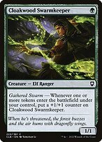Glossy Finish Commander Legends: Battle for Baldur's Gate Cloakwood Swarmkeeper ( #222 )