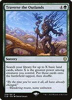 Glossy Finish Commander Legends: Battle for Baldur's Gate Traverse the Outlands ( #258 )