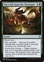 Glossy Finish Commander Legends: Battle for Baldur's Gate You Look Upon the Tarrasque ( #262 )