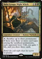 Glossy Finish Commander Legends: Battle for Baldur's Gate Baba Lysaga, Night Witch ( #266 )