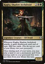 Glossy Finish Commander Legends: Battle for Baldur's Gate Kagha, Shadow Archdruid ( #279 )