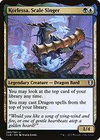 Glossy Finish Commander Legends: Battle for Baldur's Gate Korlessa, Scale Singer ( #280 )