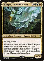 Glossy Finish Commander Legends: Battle for Baldur's Gate Miirym, Sentinel Wyrm ( #284 )