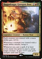 Glossy Finish Commander Legends: Battle for Baldur's Gate Raggadragga, Goreguts Boss ( #291 )