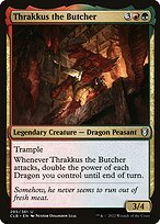 Glossy Finish Commander Legends: Battle for Baldur's Gate Thrakkus the Butcher ( #295 )