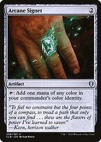 Glossy Finish Commander Legends: Battle for Baldur's Gate Arcane Signet ( #298 )
