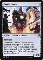 Glossy Finish Commander Legends: Battle for Baldur's Gate Geode Golem ( #316 )