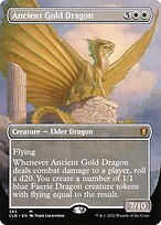 Glossy Finish Commander Legends: Battle for Baldur's Gate Ancient Gold Dragon ( #365 )