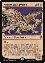 Glossy Finish Commander Legends: Battle for Baldur's Gate Ancient Brass Dragon ( #389 )