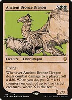 Glossy Finish Commander Legends: Battle for Baldur's Gate Ancient Bronze Dragon ( #406 )