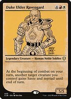 Glossy Finish Commander Legends: Battle for Baldur's Gate Duke Ulder Ravengard ( #420 )