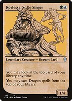 Glossy Finish Commander Legends: Battle for Baldur's Gate Korlessa, Scale Singer ( #427 )